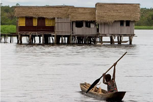 Nzulezu Floating Village.