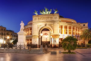 Piazza Politeama, Palermo.